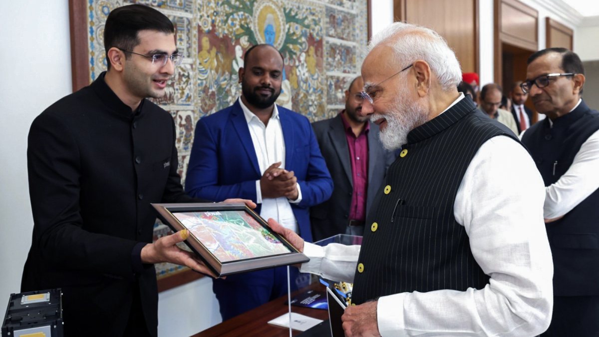 PM Modi meets young space innovators in New Delhi